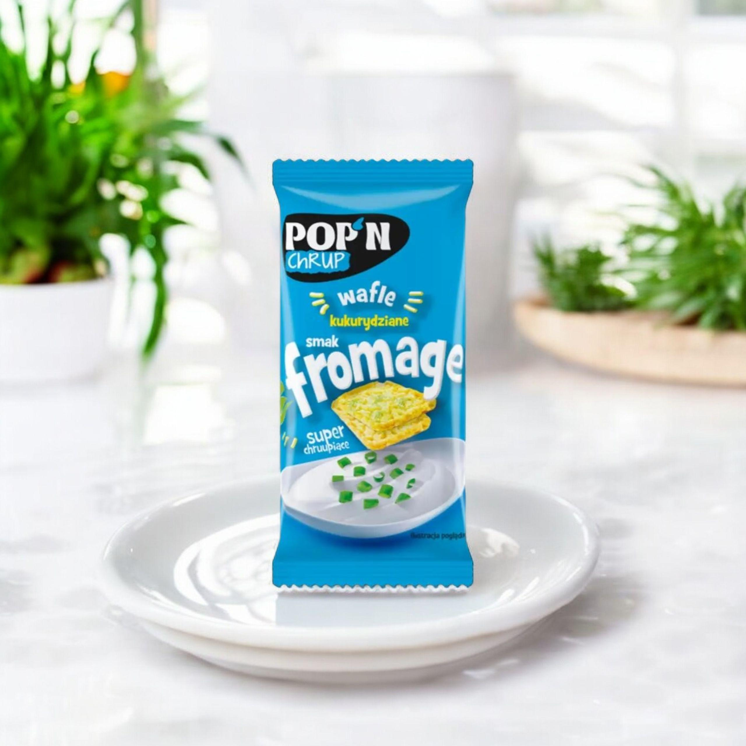 SANTE - POP`N CHRUP Wafle Kukurydziane - 3x 22g - Fromage x48